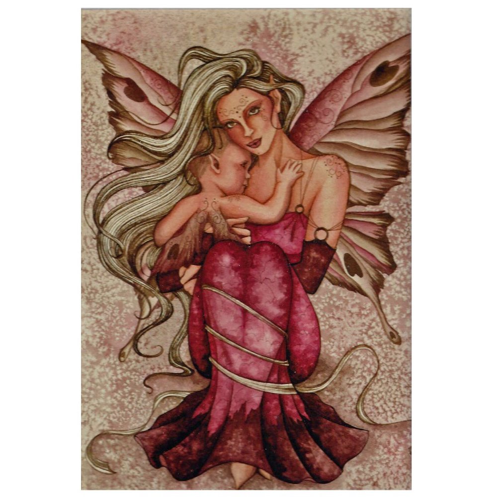 Jessica Galbreth 𝐈𝐍𝐍𝐎𝐂𝐄𝐍𝐂𝐄 Fairy Angel Enchanted Art Print 10x8 EAP3837 - Picture 4 of 8